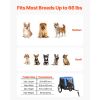 Dog Bike Trailer, Supports up to 66 lbs, Pet Cart Bicycle Carrier for Small & Medium Dogs, Easy Folding Frame with Quick Release Wheel